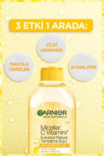 Garnier Micellar C Vitamini Kusursuz Makyaj Temizleme Suyu 400ml - 2