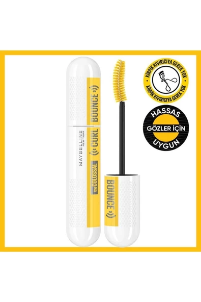 Maybelline New York Maybelline Colossal Curl Bounce Maskara 01 Siyah - 5