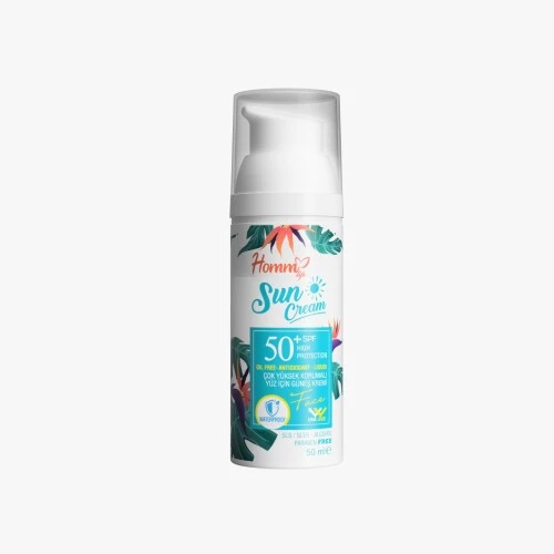 Homm Life Sun Cream - Yüz Güneş Kremi 50+SPF 50 Ml