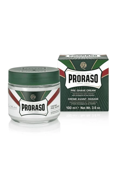 Proraso Tıraş Öncesi Kremi Okaliptus Yağı ve Mentol 100 ml