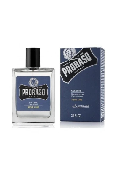 Proraso Azure-lime Eau De Cologne 100 Ml