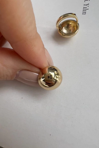 DÜĞME KUPE (14K ALTIN KAPLAMA ) - 3