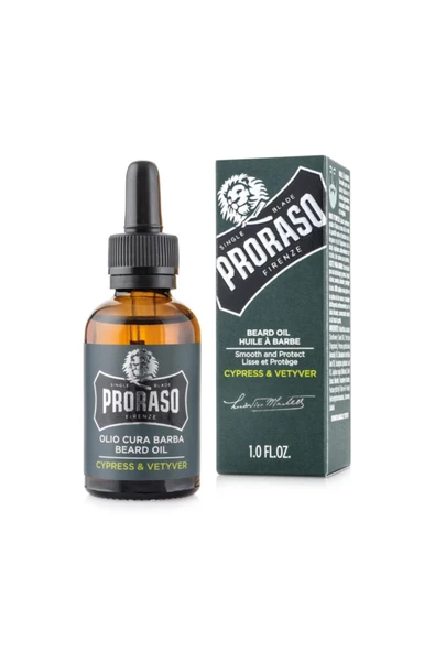 Proraso Sakal Bakım Yağı Cypress & vetyver 30 ml