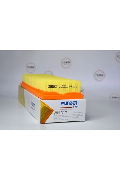 Icon Group - Renault Clio II - Escape III - Kangoo 1.9 - Master II - Megane Hava Filtresi - WH 317 - Resim 3