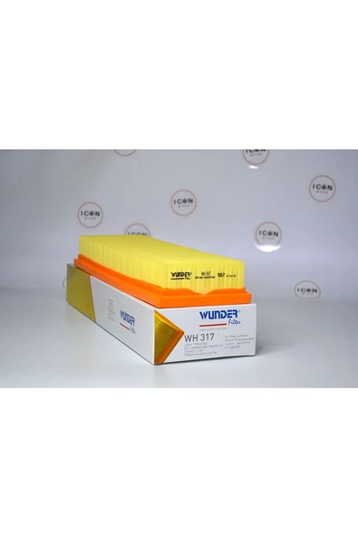 Icon Group - Renault Clio II - Escape III - Kangoo 1.9 - Master II - Megane Hava Filtresi - WH 317 - Resim 2