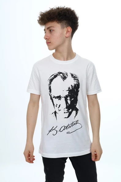 Erkek Çocuk ATATÜRK Baskılı T-Shirt Px001