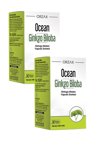 Ocean Ginkgo Biloba 30 Kapsül 2 Adet ürün görseli 1