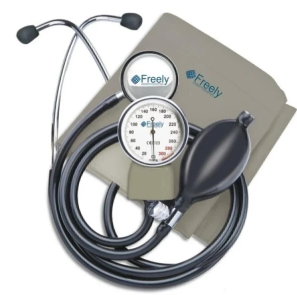 FREELY Steteskoplu Mekanik Tansiyon Aleti Cırtlı - 2