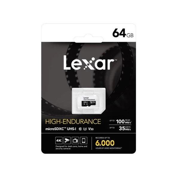 Lexar High Endurance 64gb Micro SD 100MB V30 4K Hafıza Kartı - 2