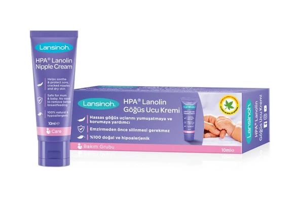 Lansinoh Lanolin HPA Göğüs Ucu Kremi 10 ml