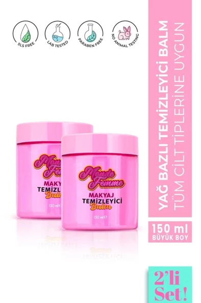 Monde Femme 2 Adet Makyaj Temizleyici Balm