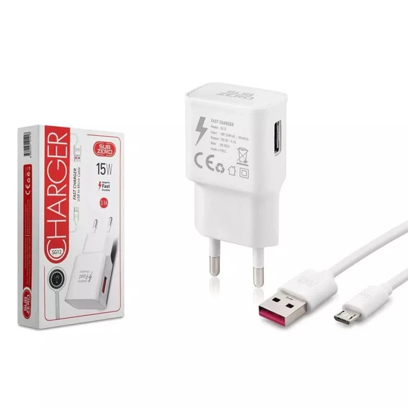 Subzero INNOVAR SG12 15w 3.1A Micro Hızlı USB Ev Tipi Şarj Aleti