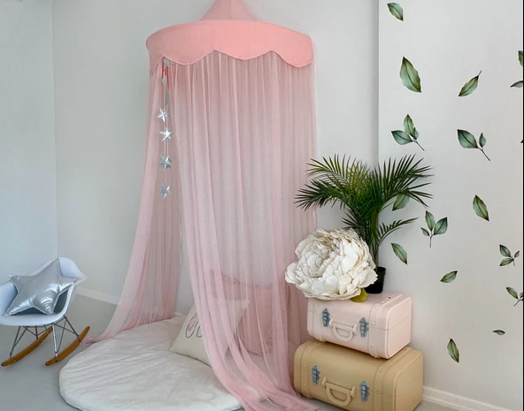 Pamuka Full Pembe 100 cm Duvar Tentesi - 2