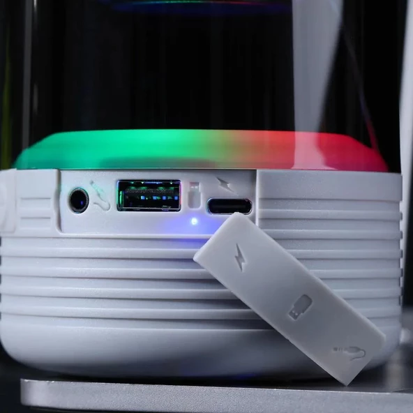 T&G 369 Taşınabilir Mini Bluetoot Hoplarlör Rgb Işıklı - 2
