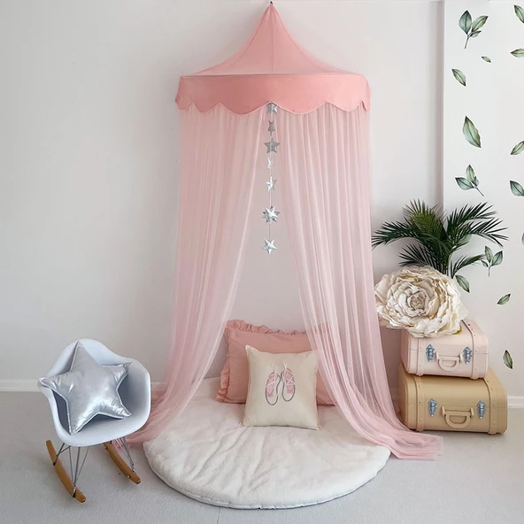Pamuka Full Pembe 100 cm Duvar Tentesi