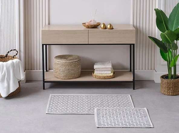 DOQU BANYO PASPASI LORA GRİ 60X100 - 2