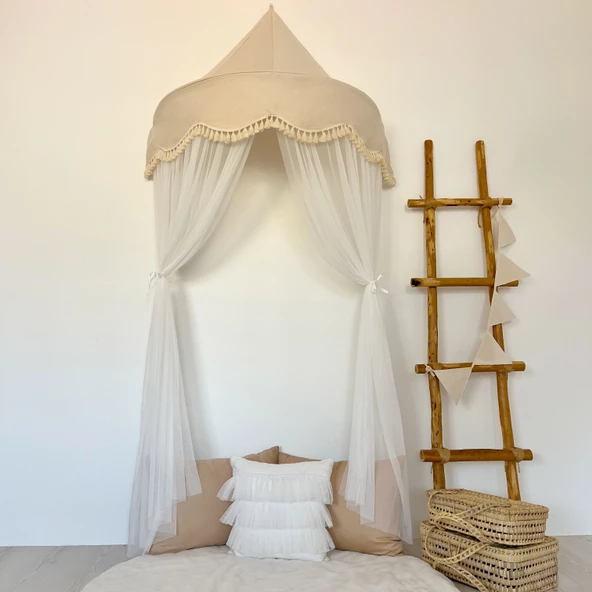 Pamuka Natural 100 Cm Duvar Tentesi