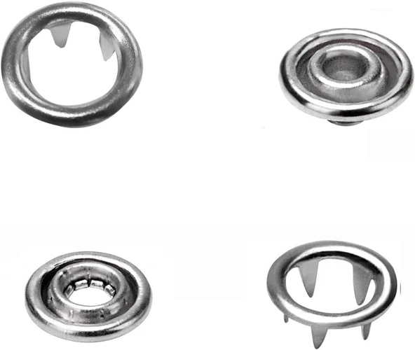 Metal Çıtçıtlı Düğme Pensesi ve Düğmesi (25 Set) - 2