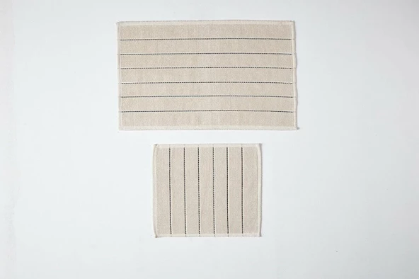 DOQU BANYO PASPASI ARTE KREM-ANTRASİT 60X100 - 5