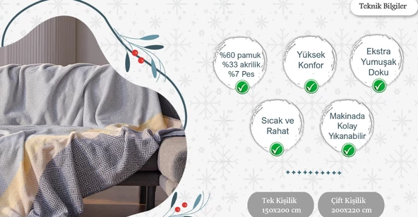 DOQU NİDA BATTANİYE ÇİFT KİŞİLİK NAR ÇİÇEĞİ - 9