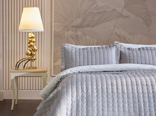 DOQU FLASH YATAK ÖRTÜSÜ TEK KİŞİLİK GRİ - 2