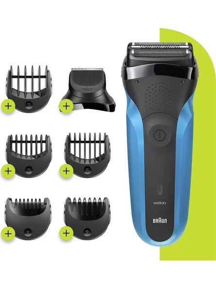 Braun Series 3 310 Bt Blue 3Ü 1 Arada Sakal Şekilendirici Ve Tıraş Makinesi