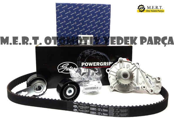 Gates Volvo C30 1.6 Dizel Triger Seti ve Devirdaim 2006-2010 Powergrip ürün görseli