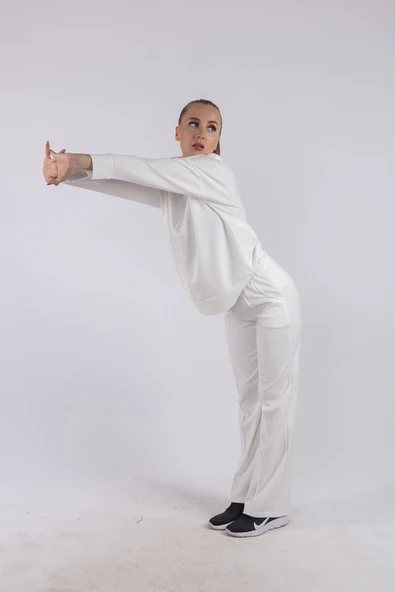 Çımalı Eşofman Takımı Likralı Rahat Kalıp - 3