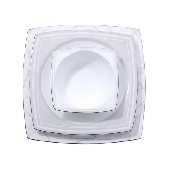 KORKMAZ A8461 BONE SEL.60 P YEMEK TAKIMI (KARE) - 3