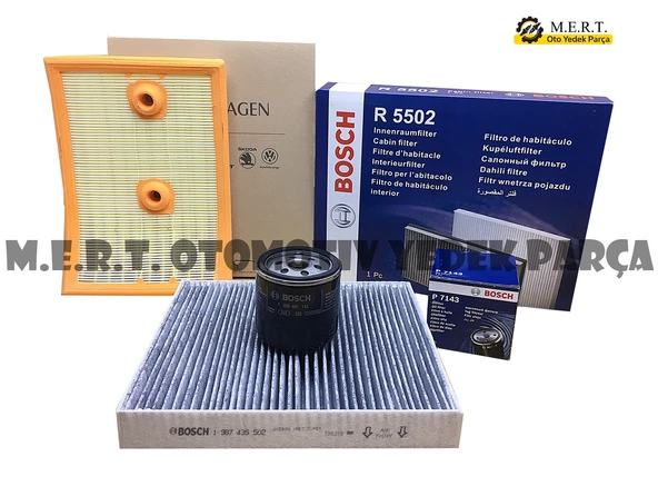 Seat Toledo 1.2 Tsı Ve 1.4 Tsı Filtre Bakım Seti 2015-2018 (538925114)