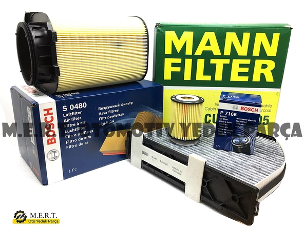 Mercedes W212 E250 Benzinli Filtre Bakım Seti (2013-2016) (483536163) ürün görseli 1