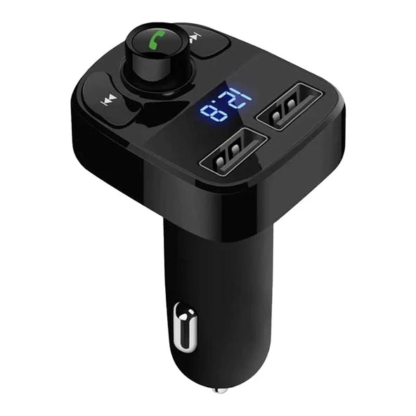 NKT GROUP HL-19680 X8 12-24 Volt FM Transmitter Hızlı Şarj Destekli Çift USB/SD/Bluetooth - 3