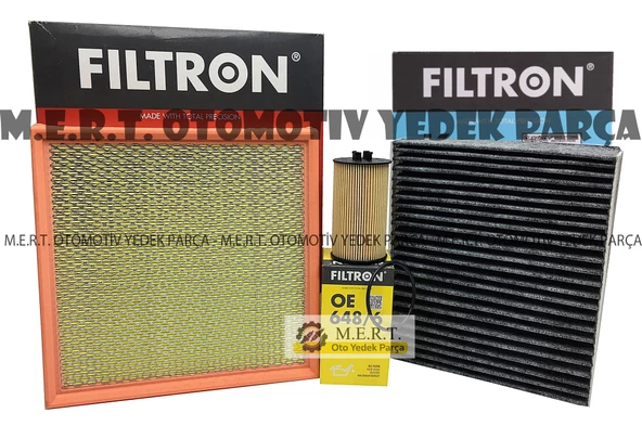 Opel Insignia 1.6 Turbo Filtron Filtre Bakım Seti (2009-2016) ürün görseli 1