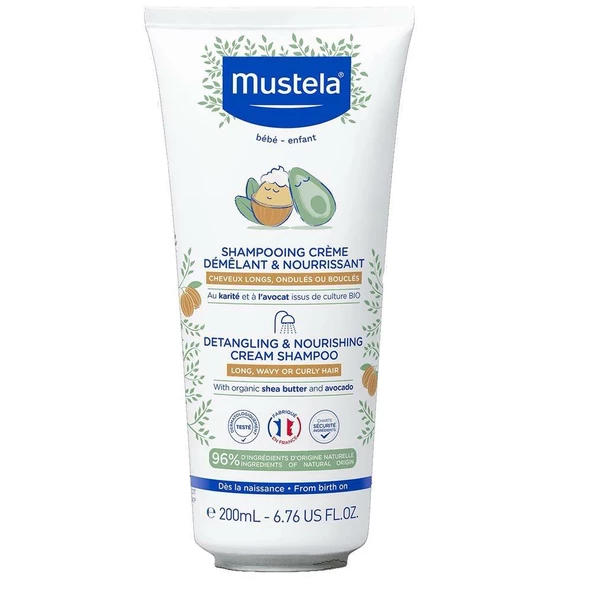 Mustela Kolay Tarama Sağlayan Besleyici Şampuan 200 Ml - SKT:04/2027