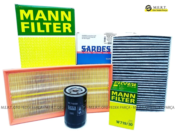 Audi A3 1.8 T Filtre Bakım Seti (1997-2001) ürün görseli