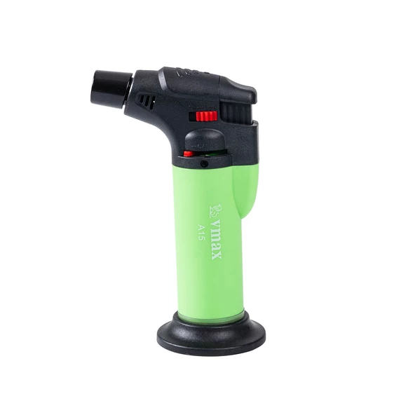 Doldurulabilir Pürmüz Çakmak - Torch - Metal Başlıklı - A15 - Yeşil ürün görseli 1