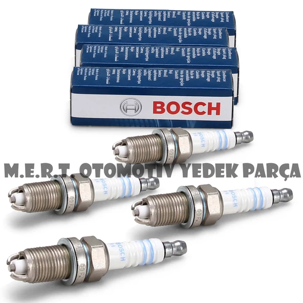 Opel Corsa B Corsa C Çift Tırnak Buji Takımı bosch 4 Adet ürün görseli 1