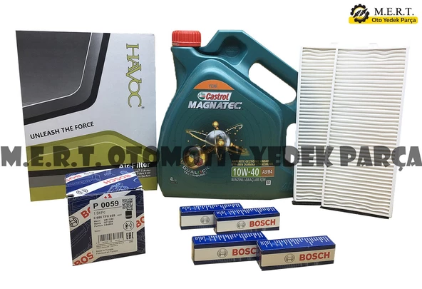 Accent Admire Bakım Seti 1.3 Ve 1.6 Benzinli Filtre + Buji + Yağ