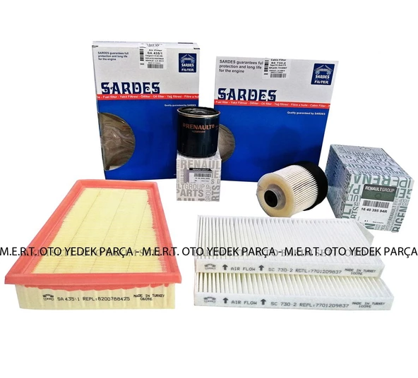 Mercedes Citan 109 Cdı Filtre Bakım Seti (W415) ürün görseli