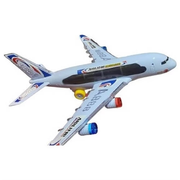 Airbus A330 Büyük Boy Uçak Pilli Işıklı Müzikli Yolcu Uçağı - Resim 2