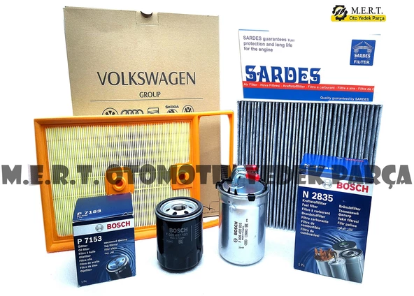 Skoda Fabia 1.4 Tdı Dizel Filtre Bakım Seti (2015-2016) (550540512)