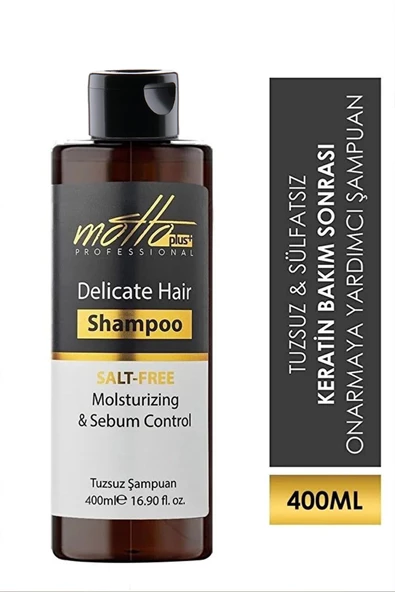 Keratin Tuzsuz Şampuan 400 ml