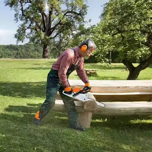 Alman W-Power 13 Hp Max Benzinli Ağaç Odun Dal Motorlu Hızar Bıçkı Testeresi Orman Motoru Seti - 6