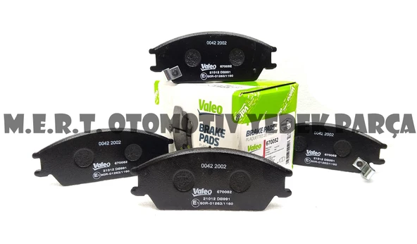 Valeo - Hyundai Accent 95-00 Yumurta Kasa Ön Fren Balatası