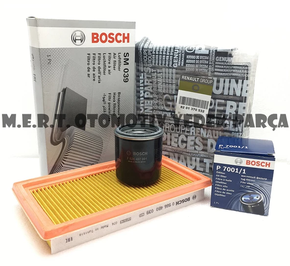 Nissan Note 1.6 Benzinli Filtre Bakım Seti (2006-2012)