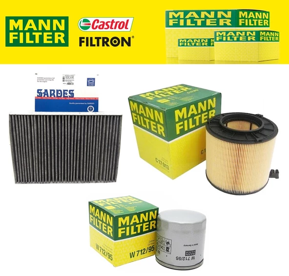 Audi A4 1.4 Tfsi Benzinli Filtre Bakım Seti 2015-2020 ürün görseli 1