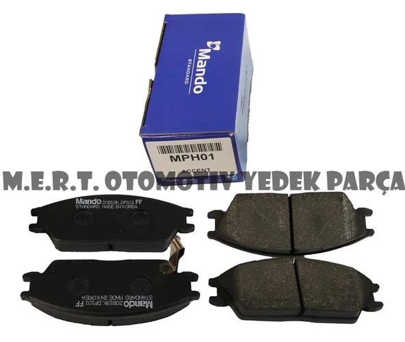 MANDO - Hyundai Excel Ön Fren Balata Takımı - 1
