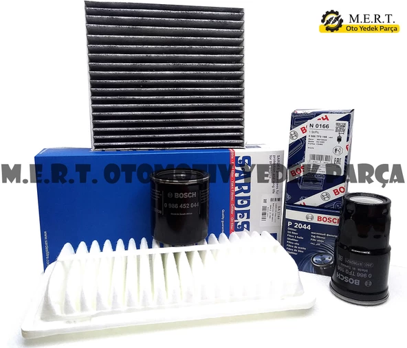 Toyota Corolla 1.4 D4D Filtre Bakım Seti (2005-2006) ürün görseli