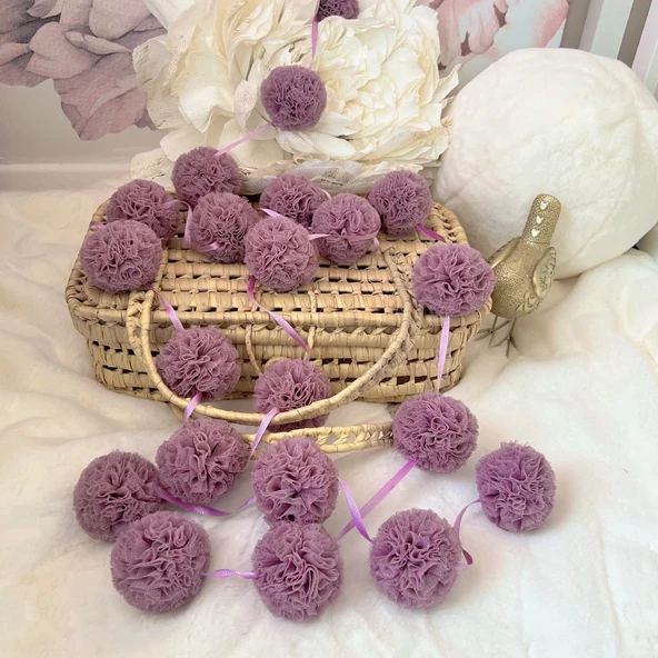 Pamuka Mini Ponpon Opera Mauve