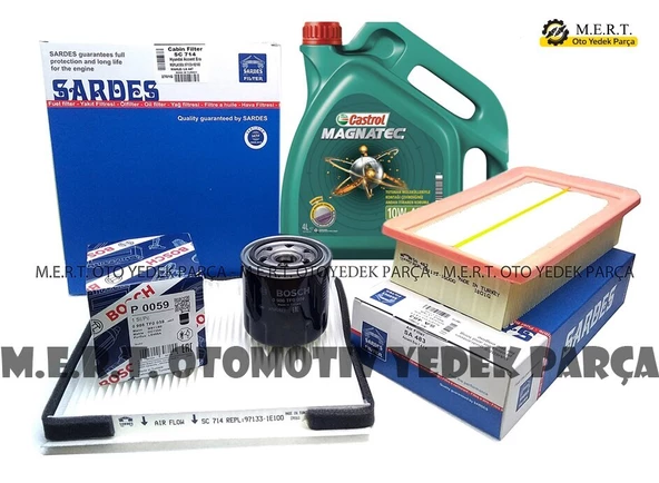 Hyundai Accent Era 1.4 Ve 1.6 Benzinli Yağ Bakım Filtre Seti